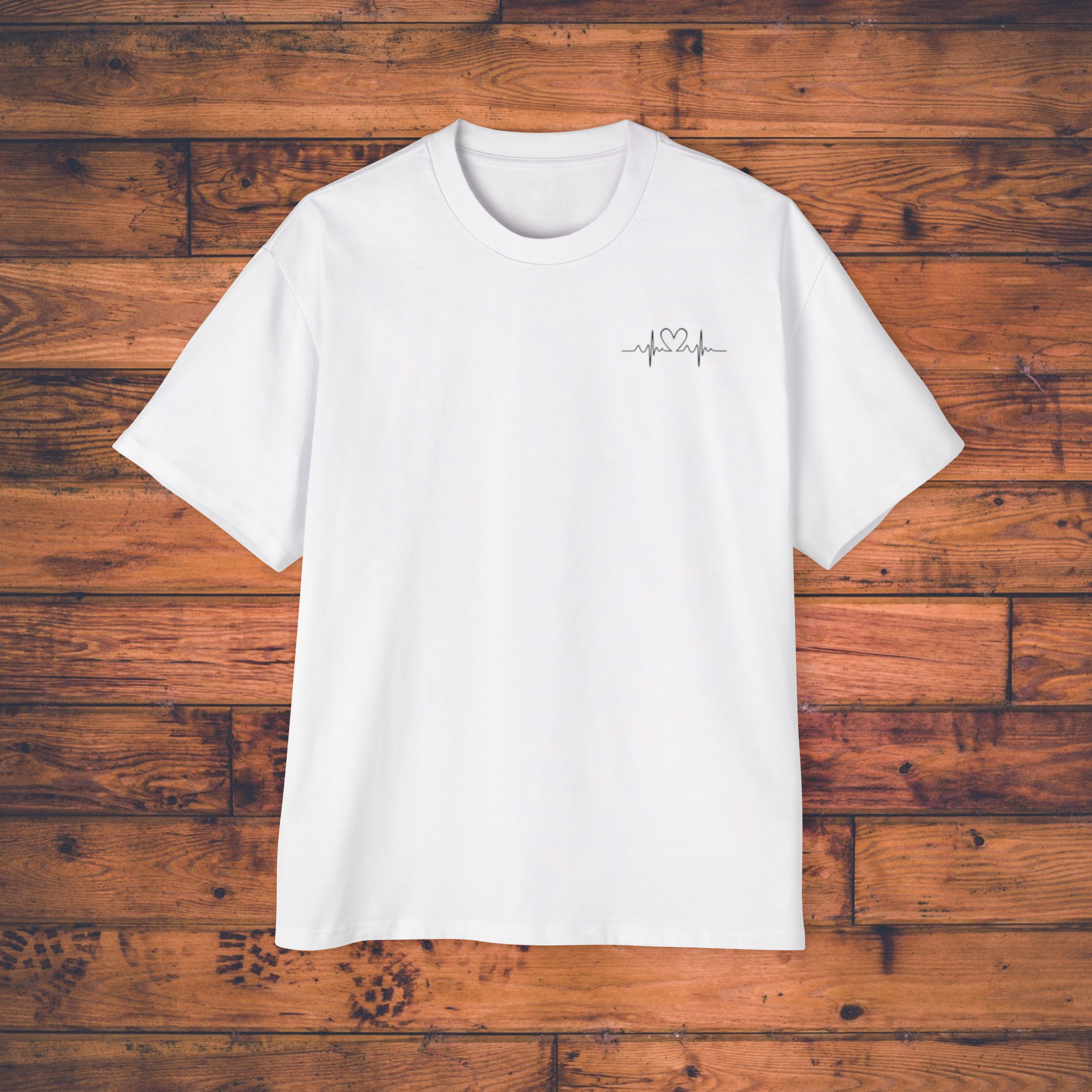 - Humanity (White) Drop-Shoulder T-Shirt -