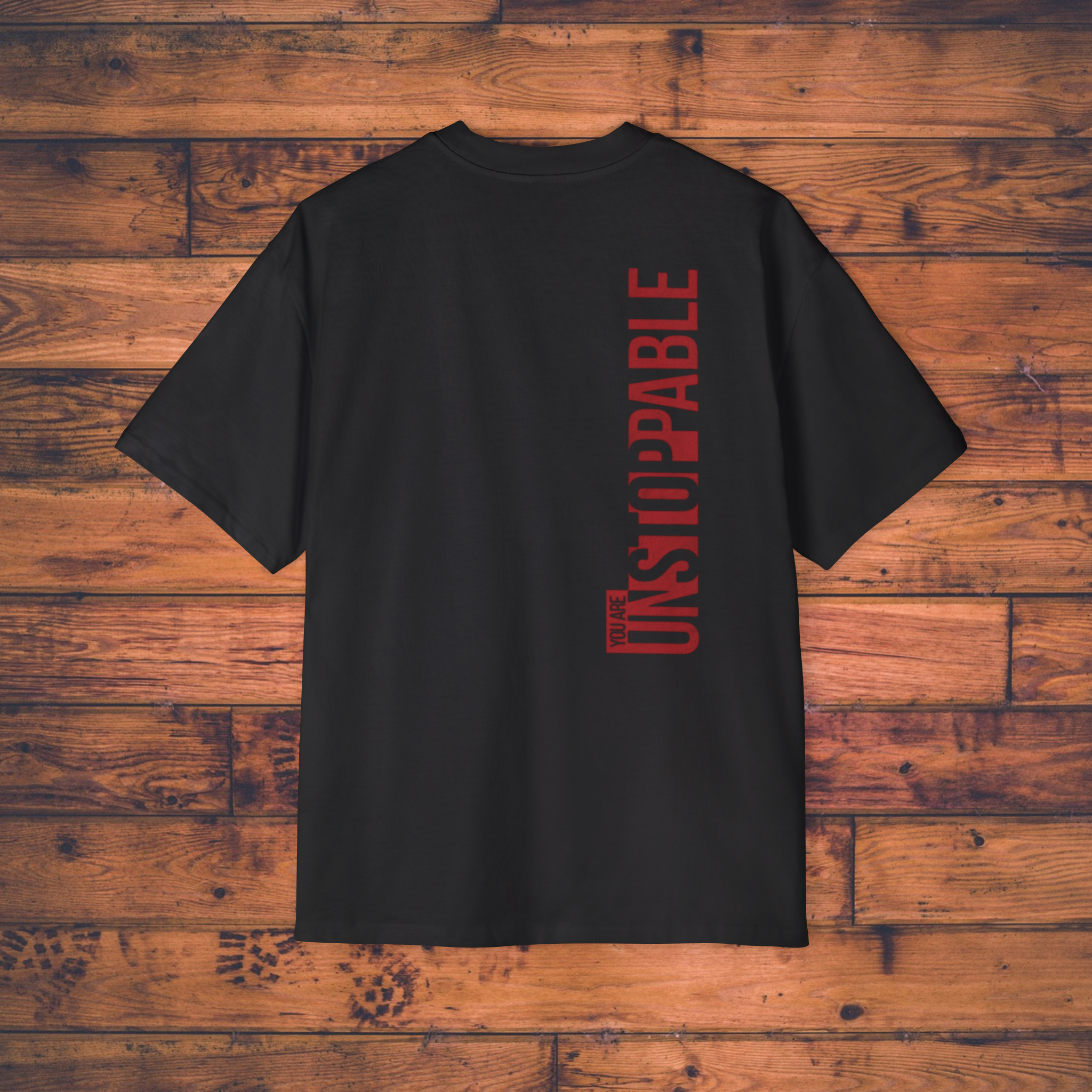 - Unstoppable (Black)Drop-Shoulder T-Shirt -